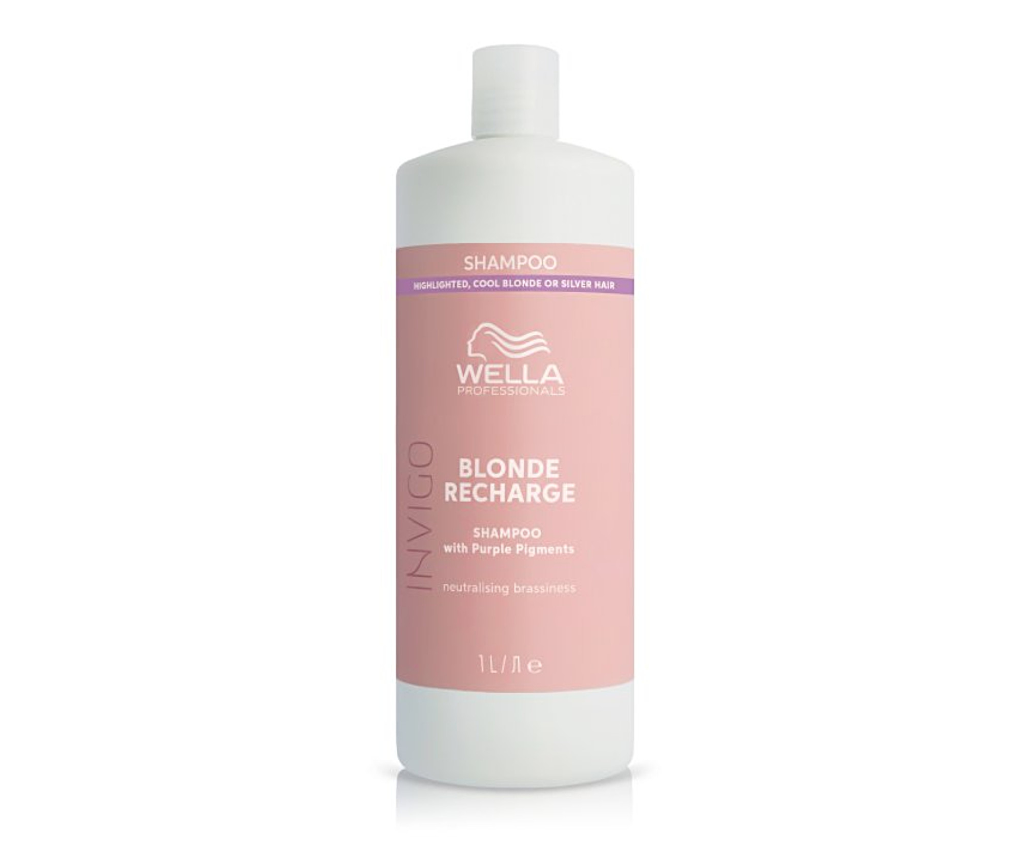 Šampon pro blond vlasy Wella Professionals Invigo Blonde Recharge - 1000 ml + dárek zdarma