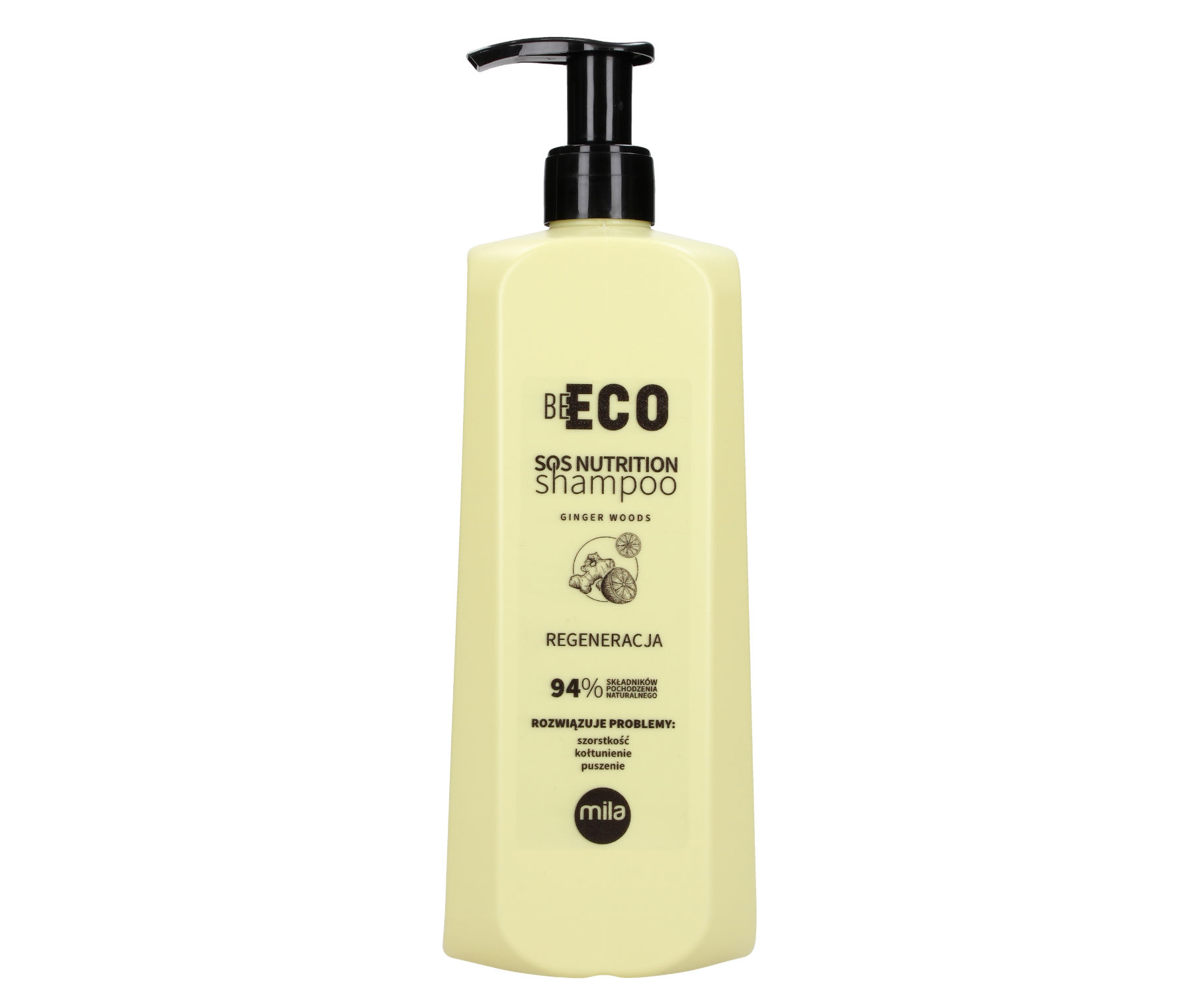 Šampon pro uhlazení vlasů Be Eco SOS Nutrition Mila - 900 ml (0105011) + dárek zdarma