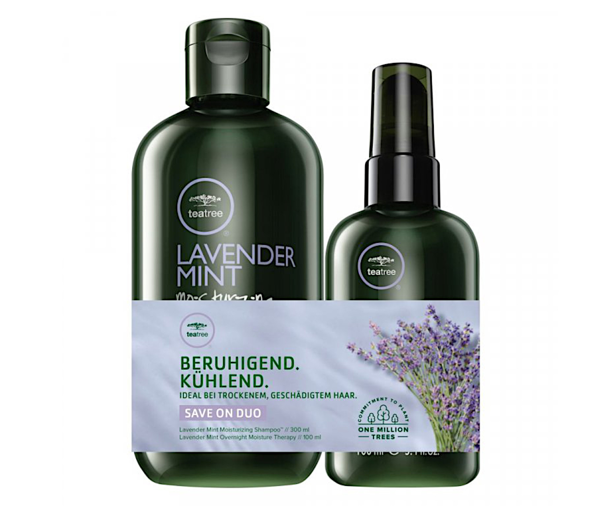 Sada pro hydrataci vlasů Paul Mitchell Tea Tree Lavender Mint Save On Duo - šampon + noční maska (702760) + DÁREK ZDARMA