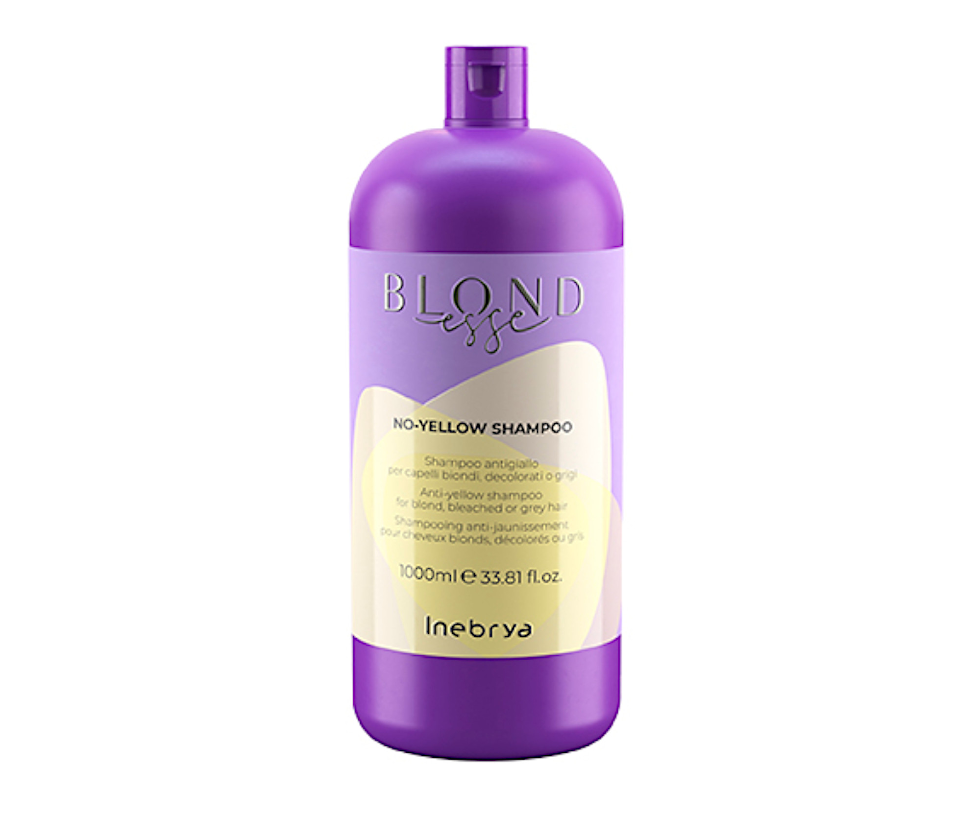 Šampon proti žlutým odleskům Inebrya Blondesse No-Yellow Shampoo - 1000 ml (771026236) + dárek zdarma