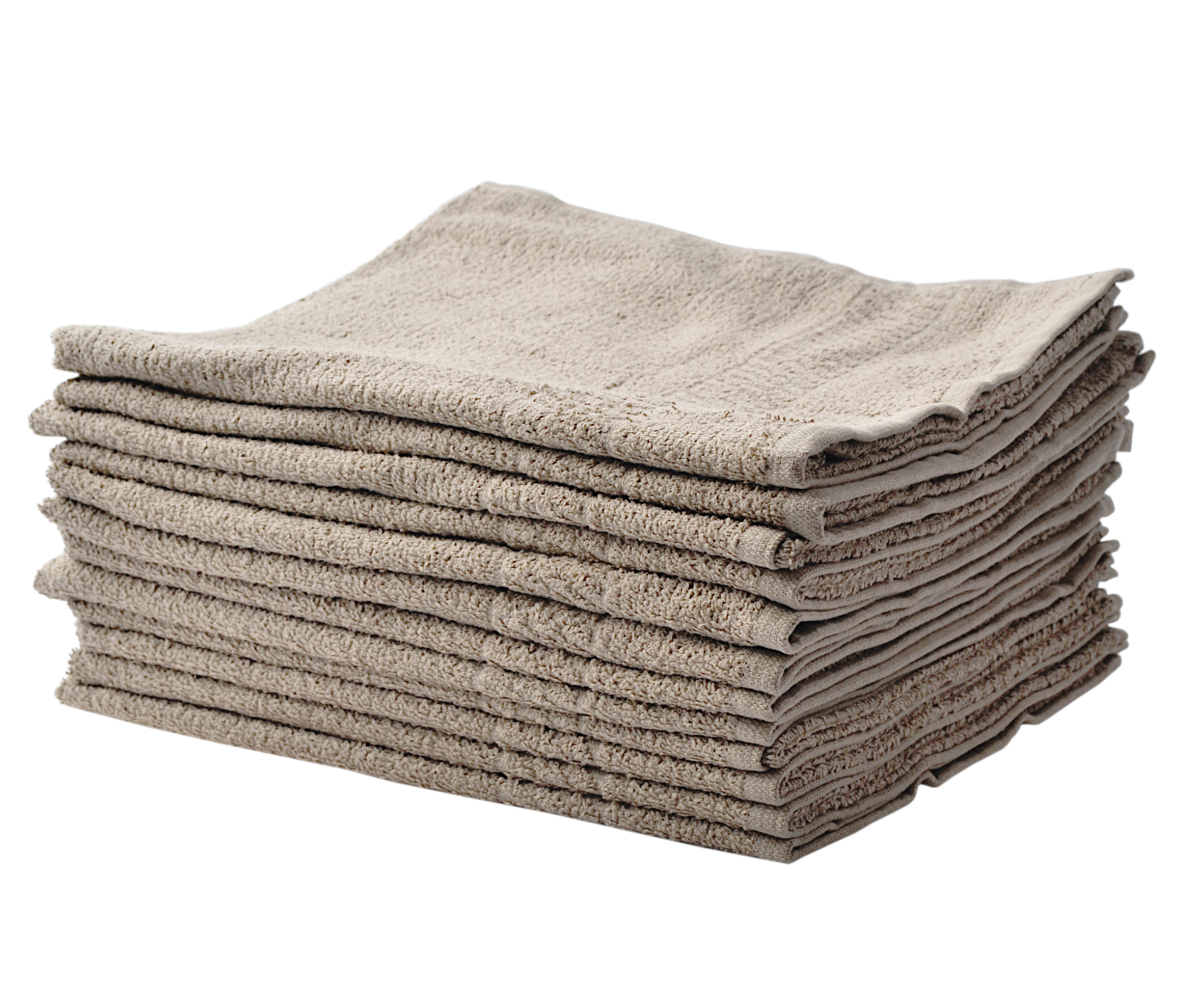 Bavlněné ručníky Sibel Bob Tuo - 50 x 85 cm - 12 ks, béžové (3511900) + DÁREK ZDARMA