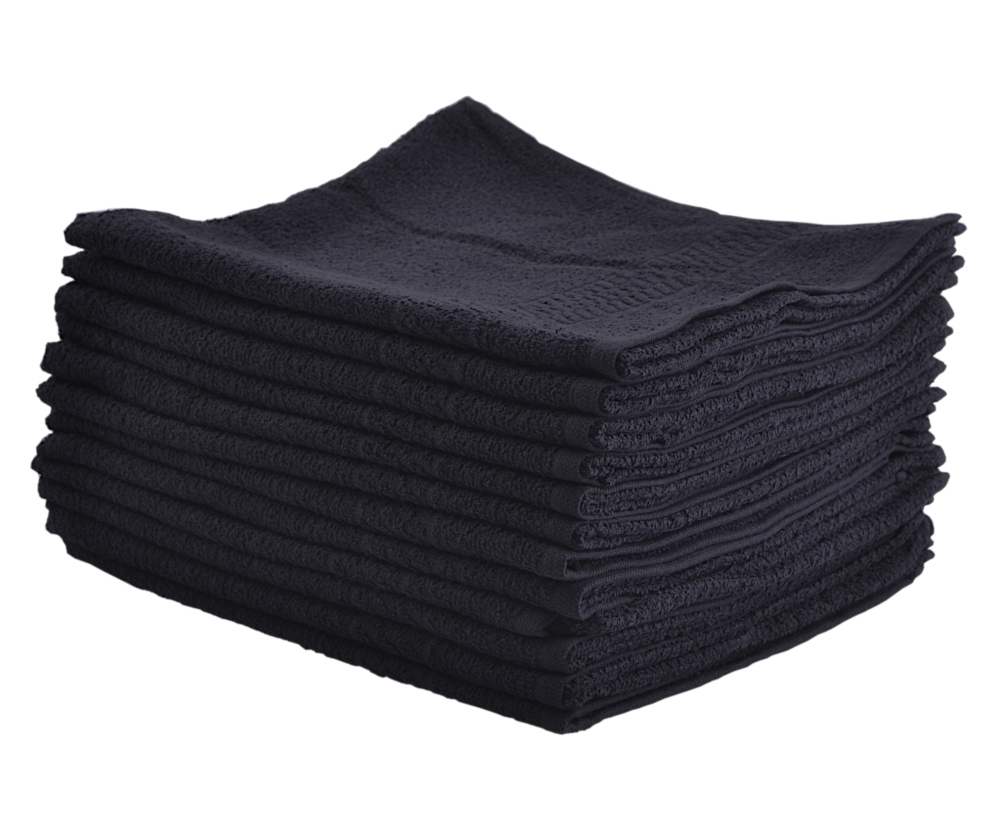 Bavlněné ručníky Sibel Bob Tuo - 50 x 85 cm - 12 ks, černé (3510200) + DÁREK ZDARMA