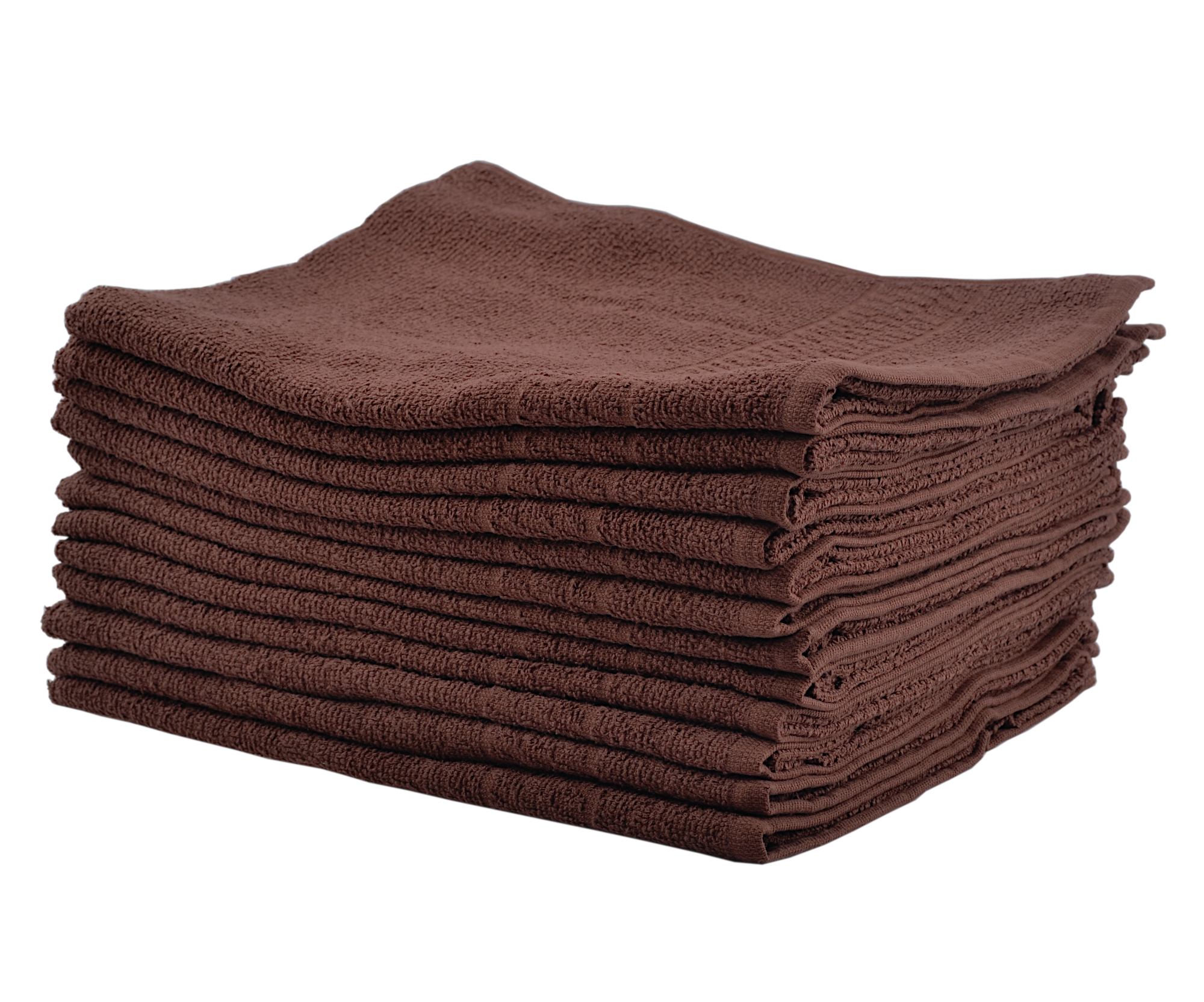 Bavlněné ručníky Sibel Bob Tuo - 50 x 85 cm - 12 ks, hnědé (3510300) + DÁREK ZDARMA