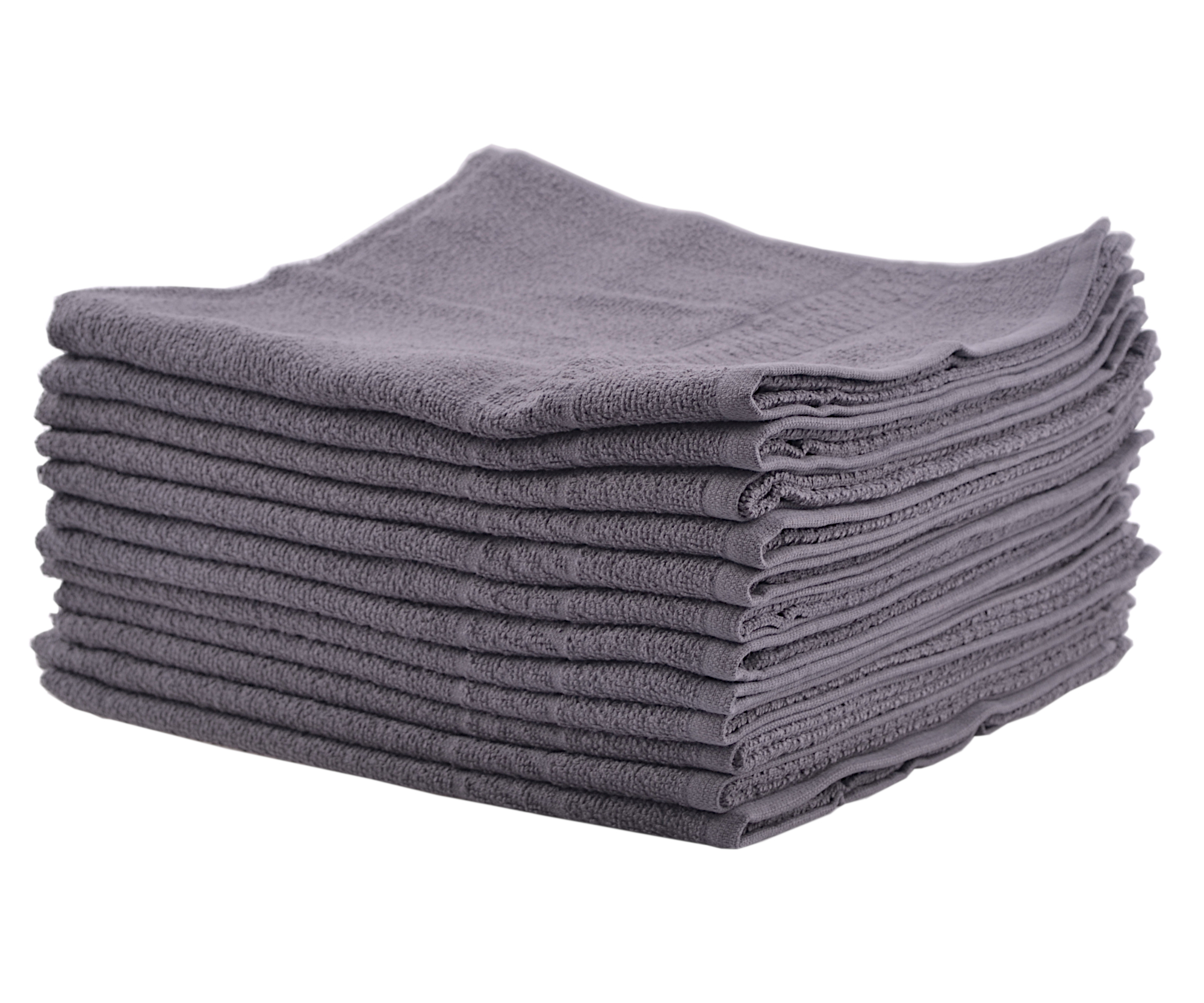 Bavlněné ručníky Sibel Bob Tuo - 50 x 85 cm - 12 ks, tmavě šedé (3511800) + DÁREK ZDARMA