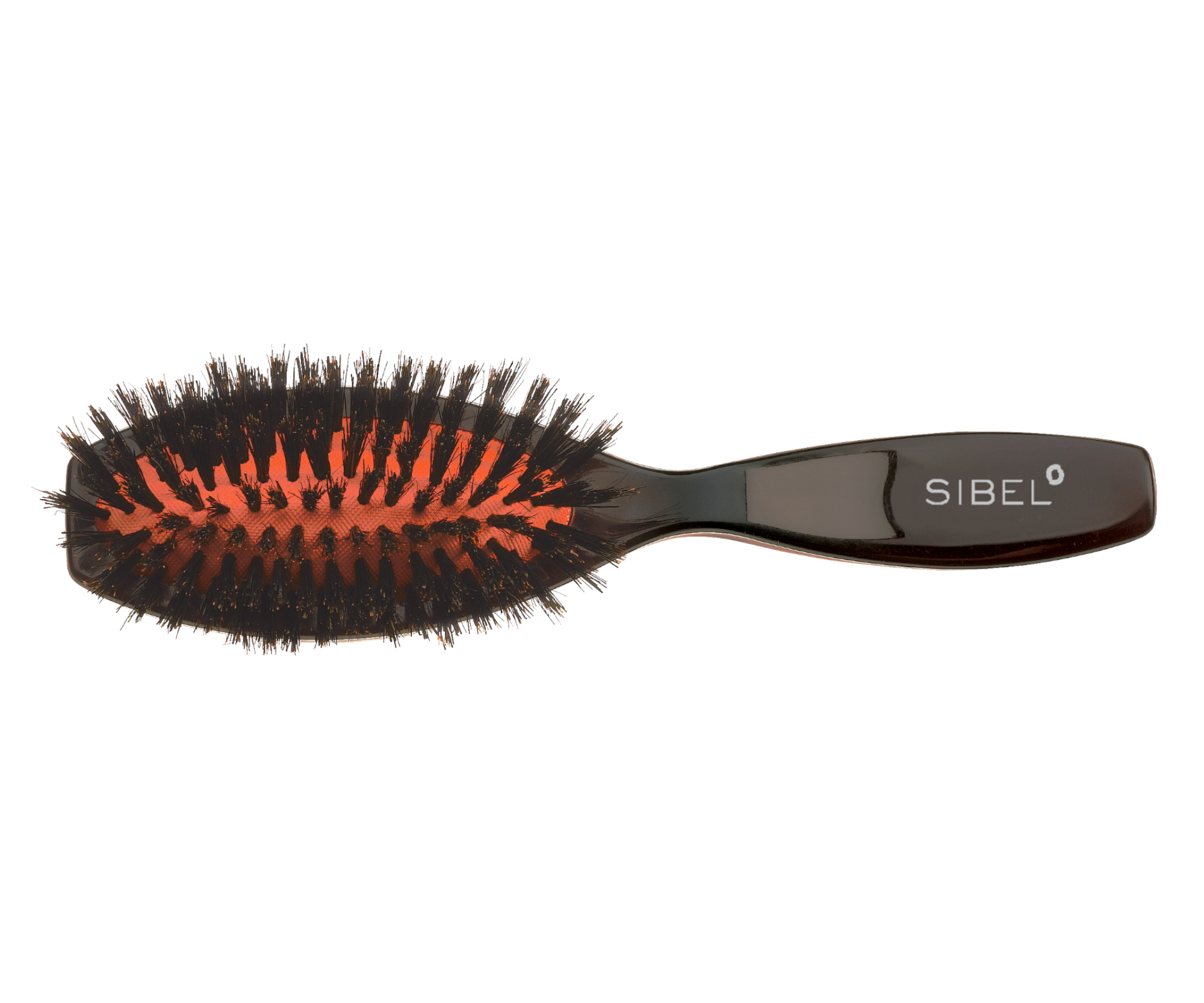 Oválný kartáč na vlasy s kančími štětinami Sibel Classic 73 - 42 x 182 mm (8454542) + dárek zdarma
