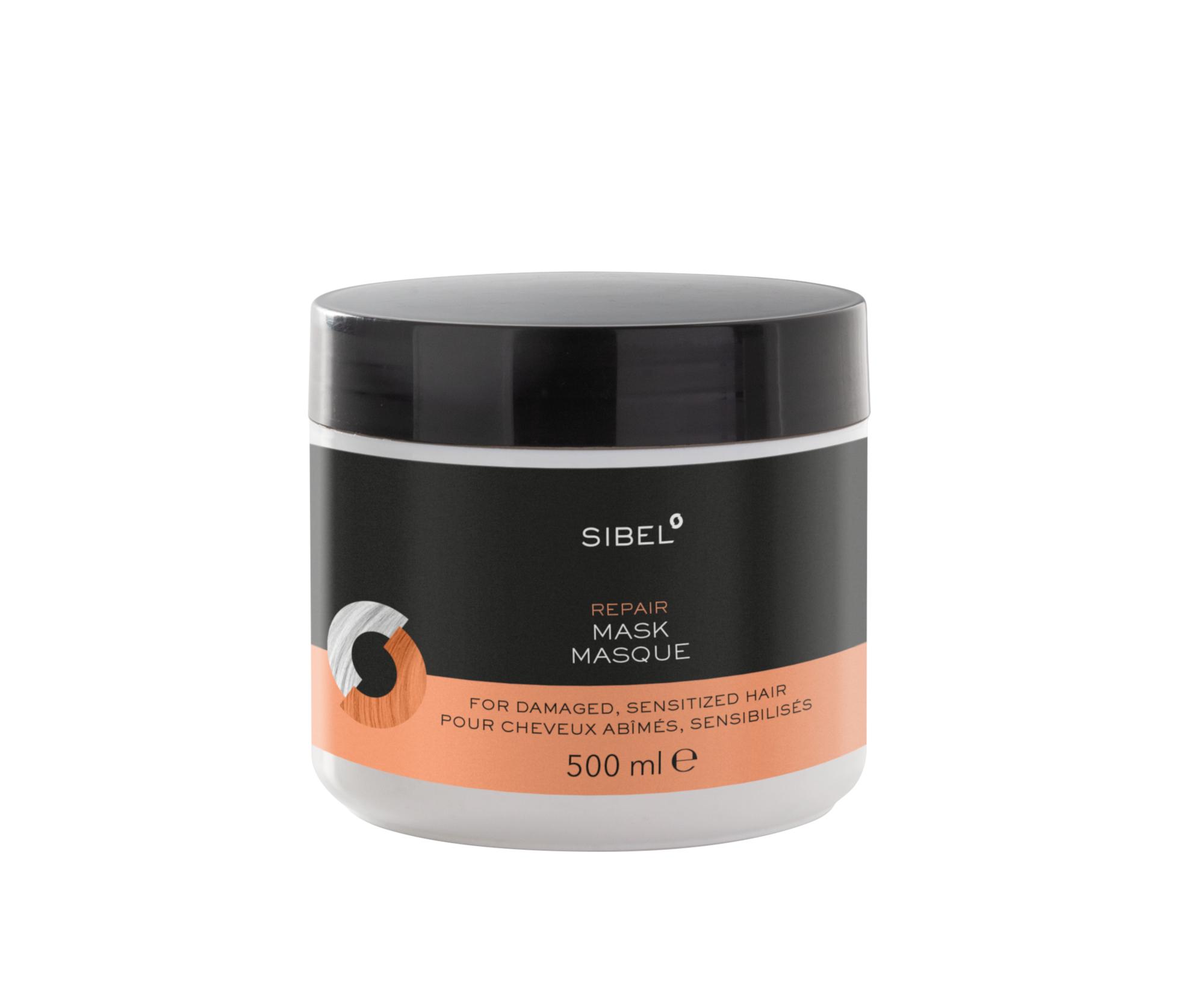 Regenerační maska pro zničené a citlivé vlasy Sibel Repair - 500 ml (8700010) + dárek zdarma