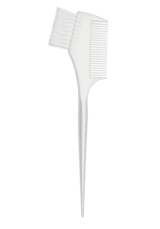 Štětec na barvení vlasů s hřebenem Sibel - perleťový (8450281)