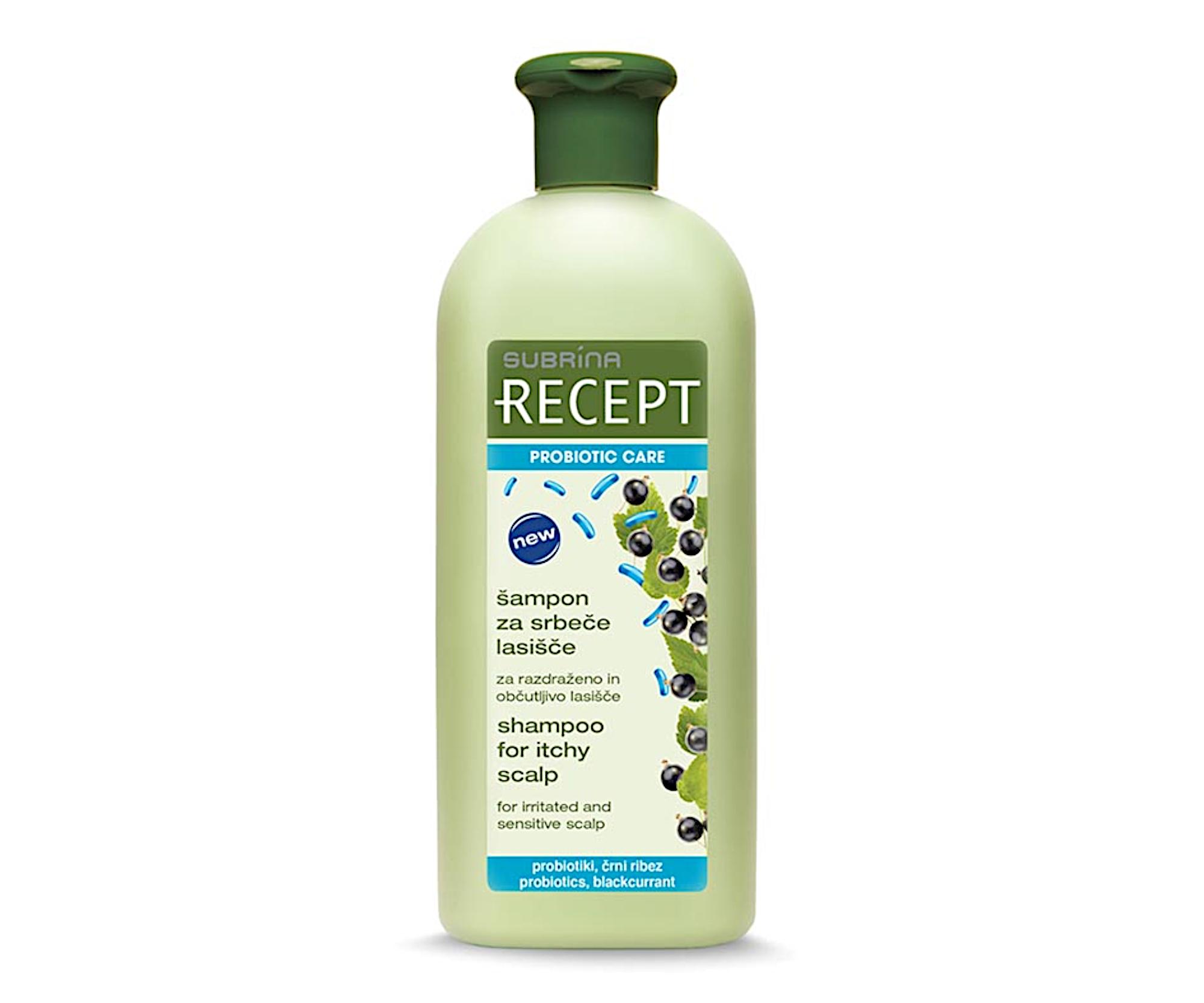 Šampon s probiotiky pro citlivou a svědivou pokožku hlavy Subrina Recept - 400 ml (060606) + dárek zdarma