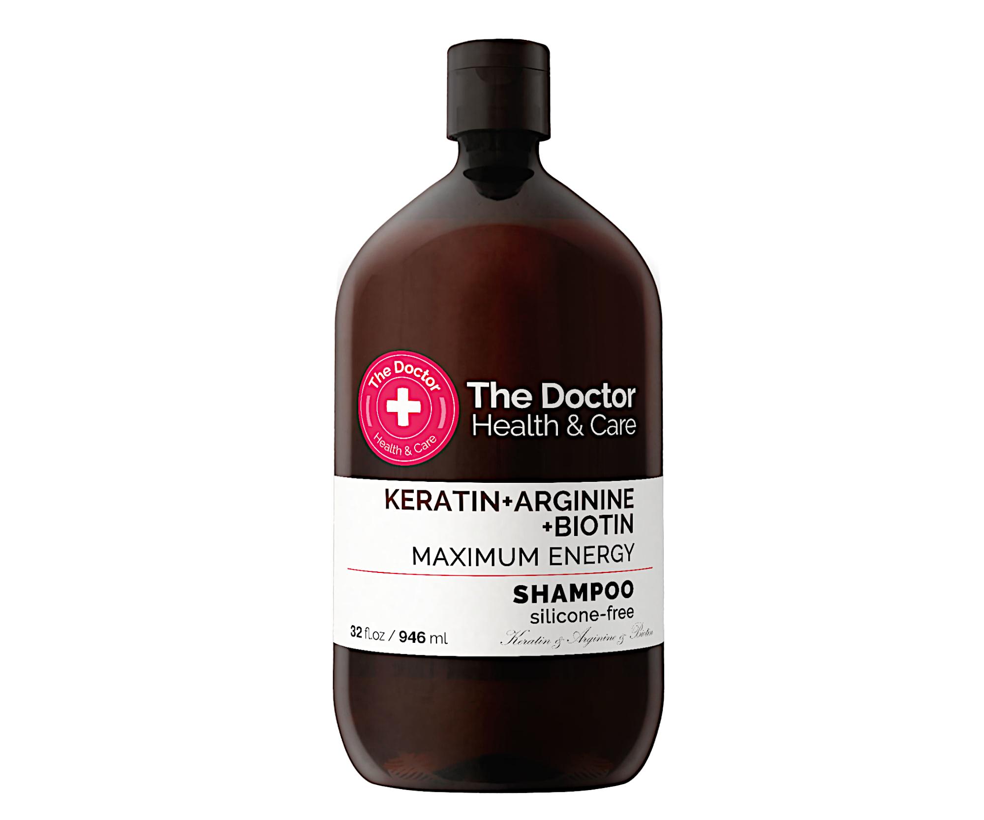 Energizující šampon The Doctor Keratin+Arginine+Biotin - 946 ml