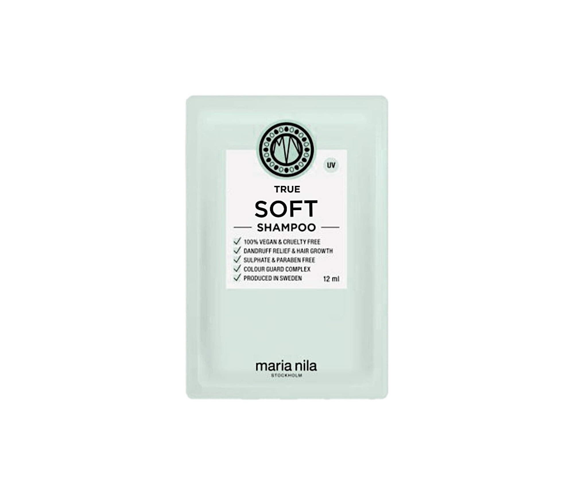 Hydratační šampon pro suché vlasy s arganovým olejem Maria Nila True Soft Shampoo - 12 ml (36390)