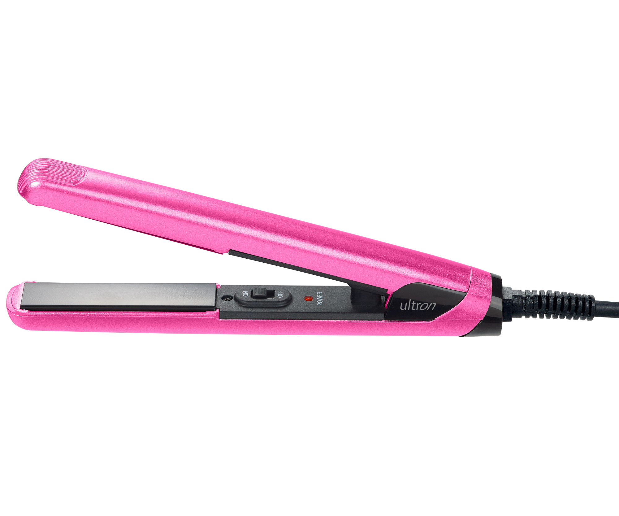 Profesionální mini žehlička na vlasy Ultron Mach Mini - růžová (660071800) + dárek zdarma