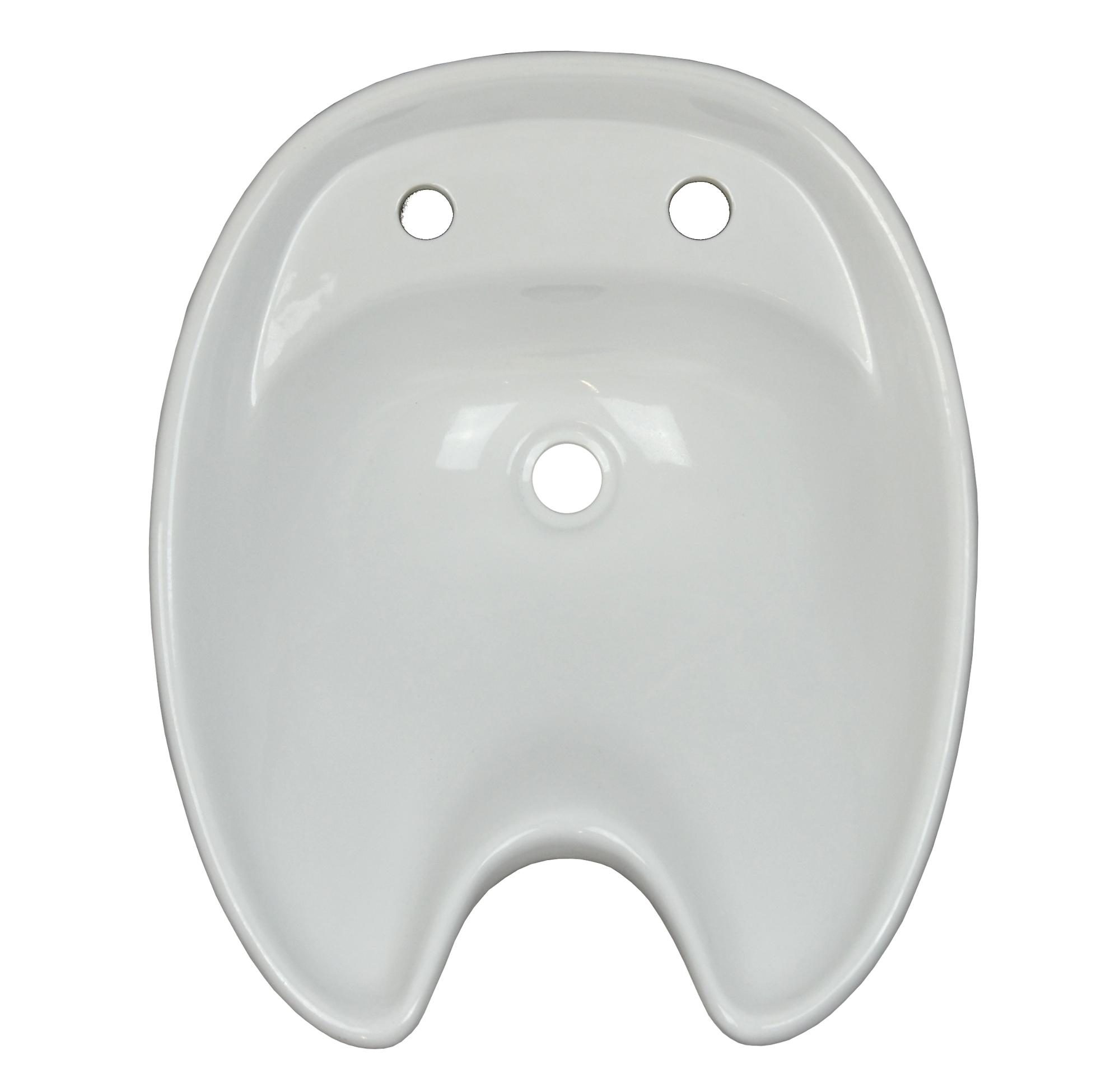 Umyvadlo pro mycí box, Detail DHS-0325w - keramické, bílé + dárek zdarma