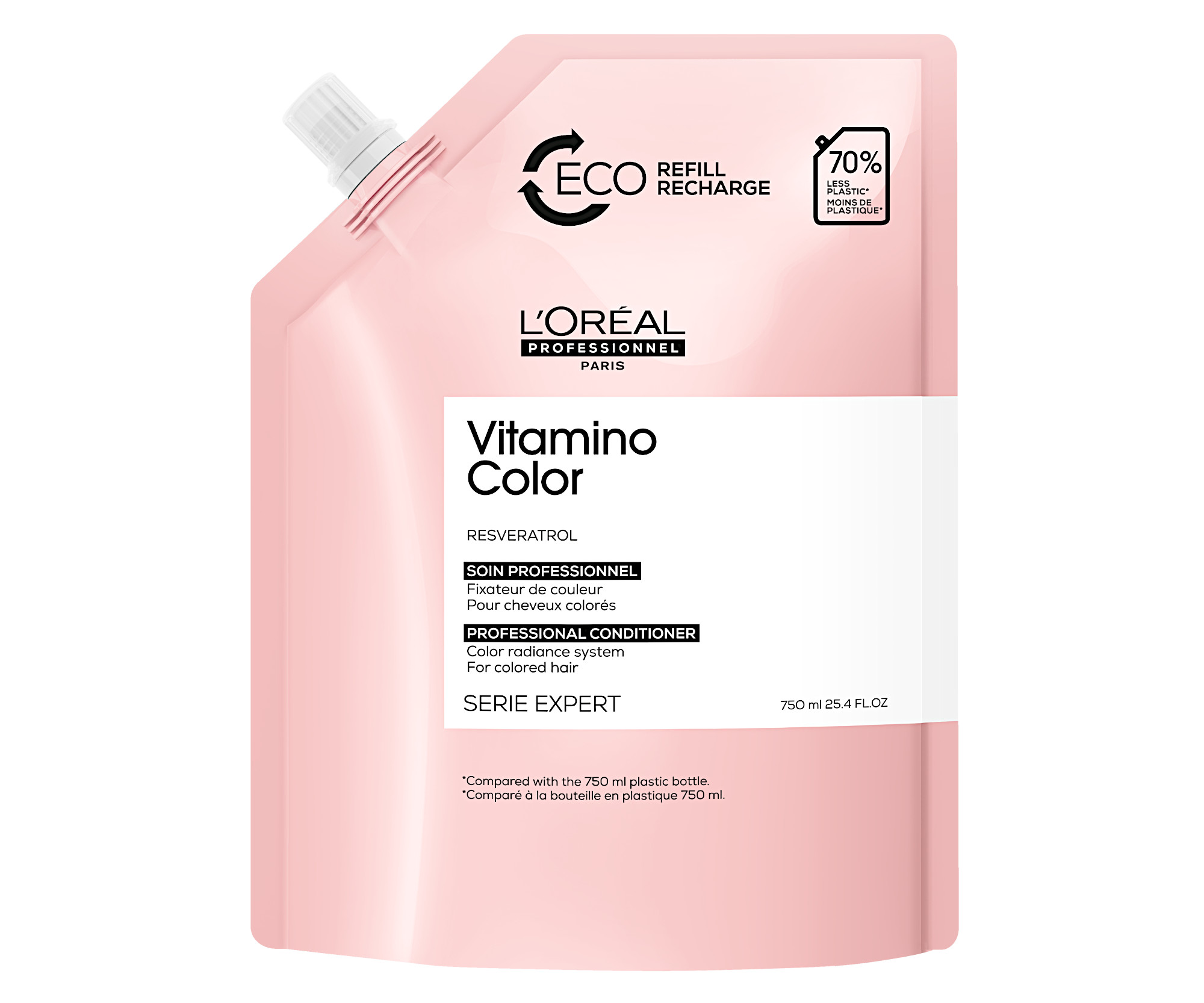 Péče pro zářivou barvu vlasů Loréal Professionnel Vitamino Color - 750 ml, náhradní náplň - L’Oréal Professionnel + dárek zdarma