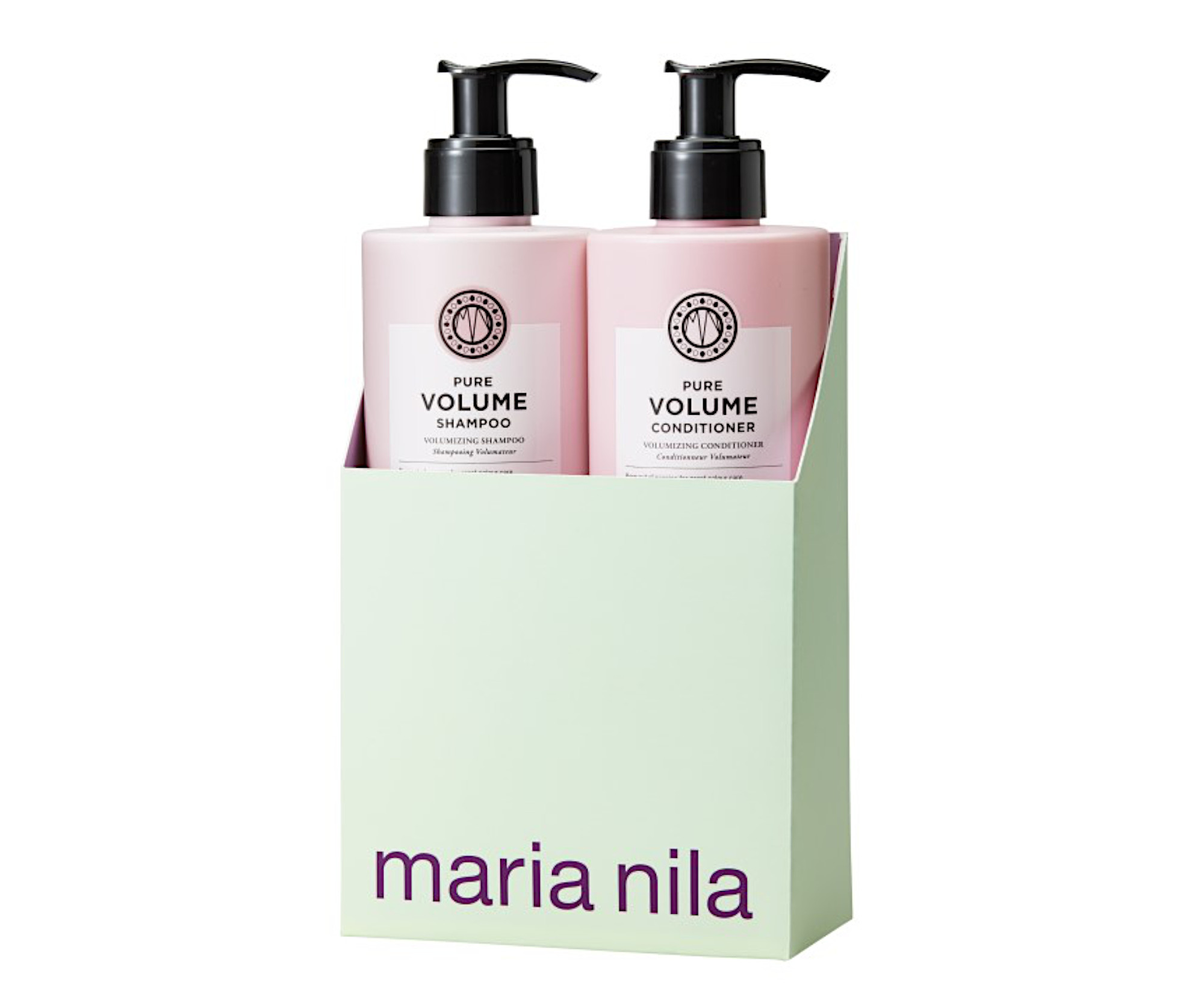 Dárková sada pro objem jemných vlasů Maria Nila Pure Volume Duo Bundle + dárek zdarma