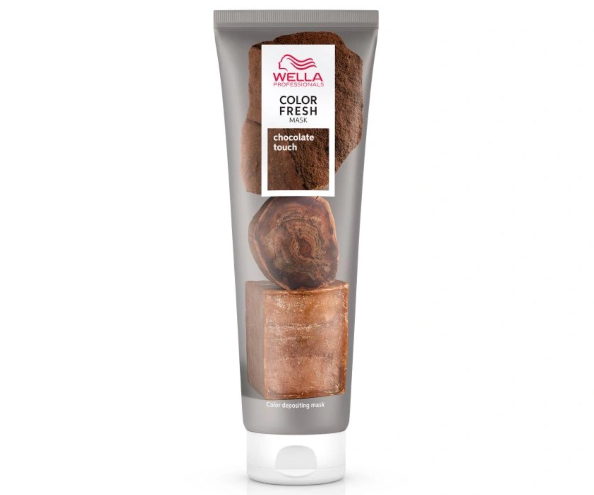 Barvicí maska na vlasy Wella Color Fresh Mask Chocolate Touch - 150 ml, čokoládově hnědá (99350066246) + dárek zdarma