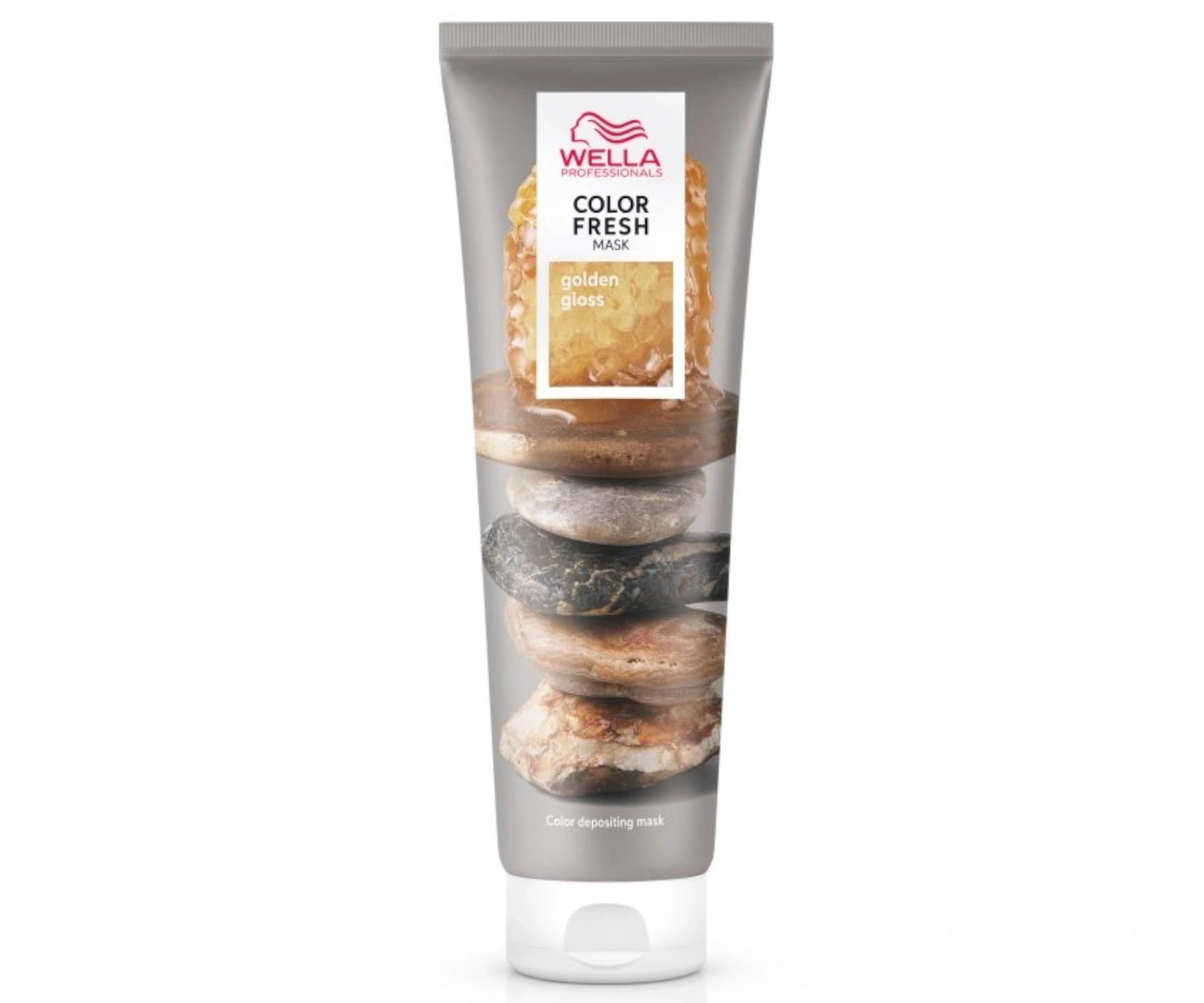 Barvicí maska na vlasy Wella Color Fresh Mask Golden Gloss - 150 ml, zlatavá blond (99350066244) + dárek zdarma