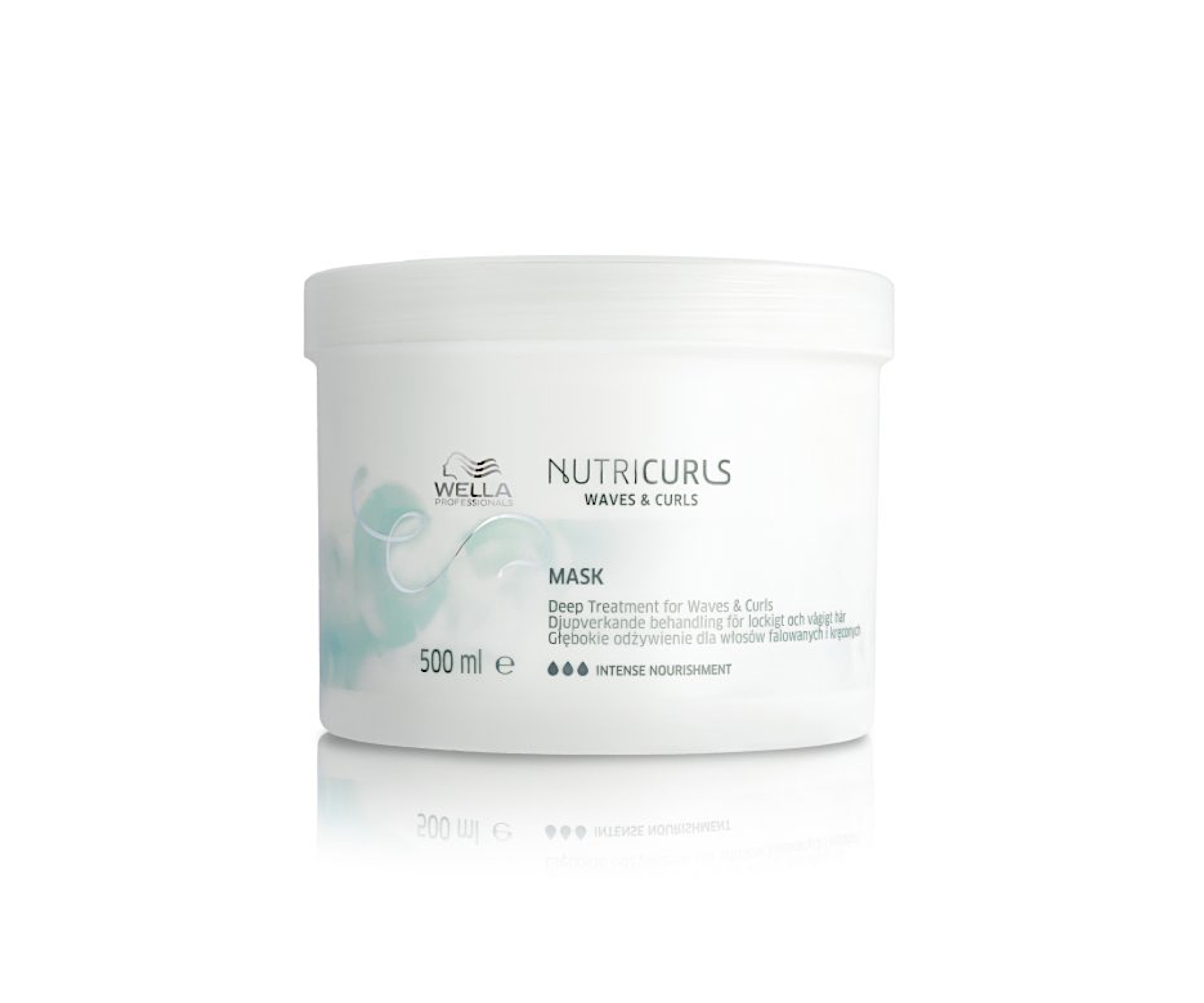 Maska pro kudrnaté vlasy Wella Professionals NutriCurls Waves a Curls Mask - 500 ml (99240061028) + dárek zdarma