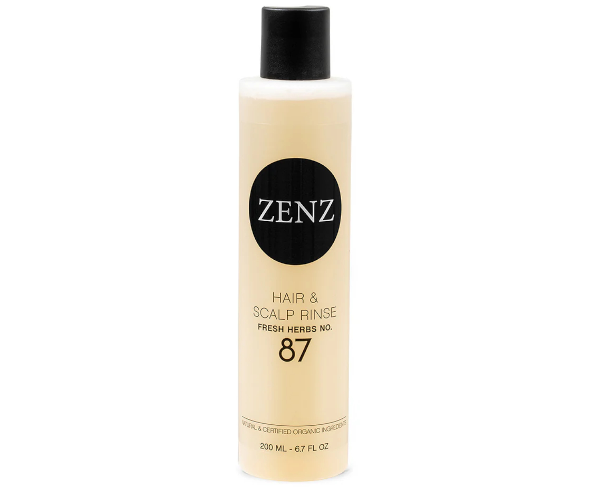 Detoxikační kúra na oplachování vlasů a pokožky hlavy Zenz Fresh Herbs No. 87 - 200 ml + dárek zdarma