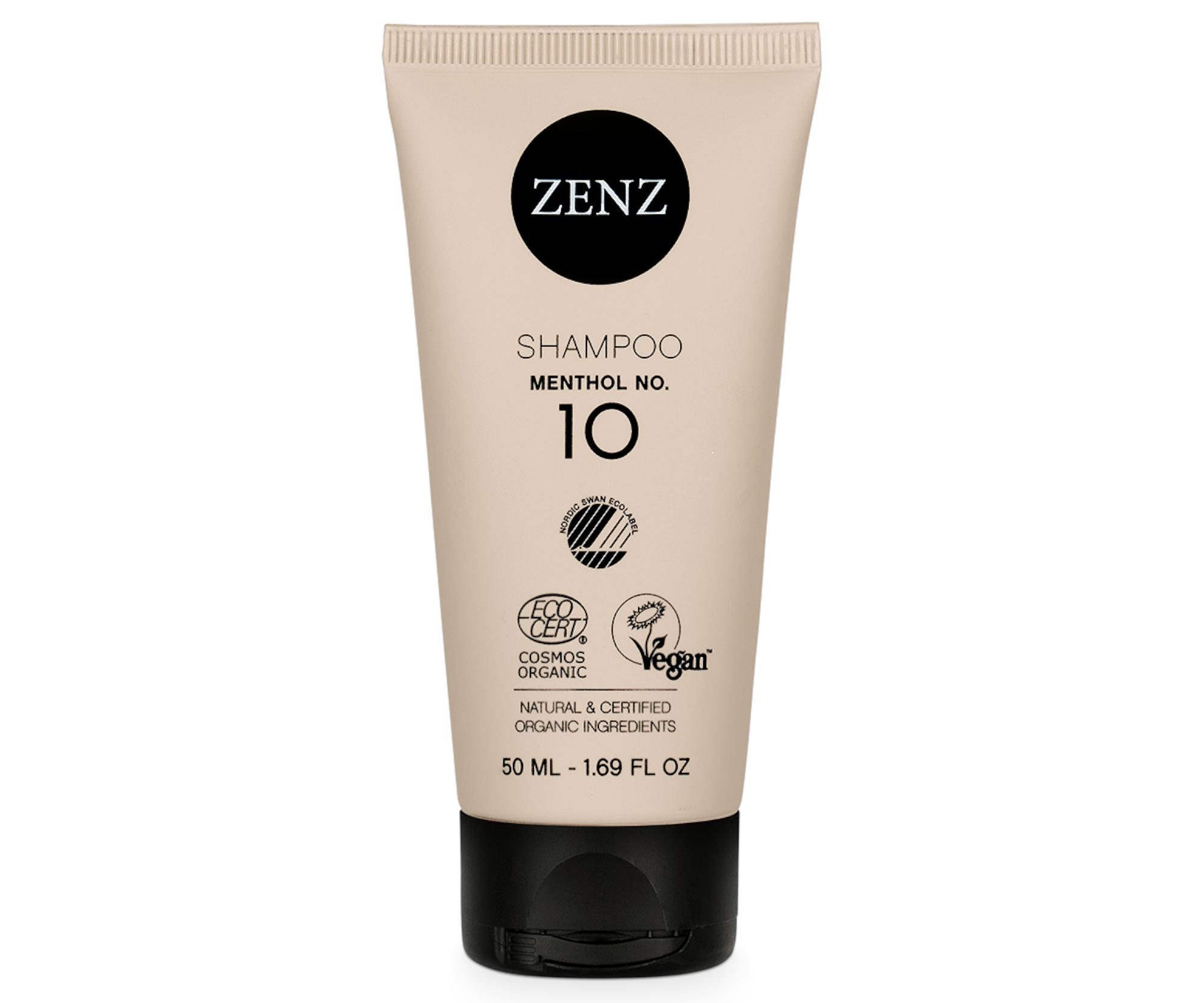 Šampon pro jemné a mastící se vlasy Zenz Menthol No. 10 - 50 ml + dárek zdarma