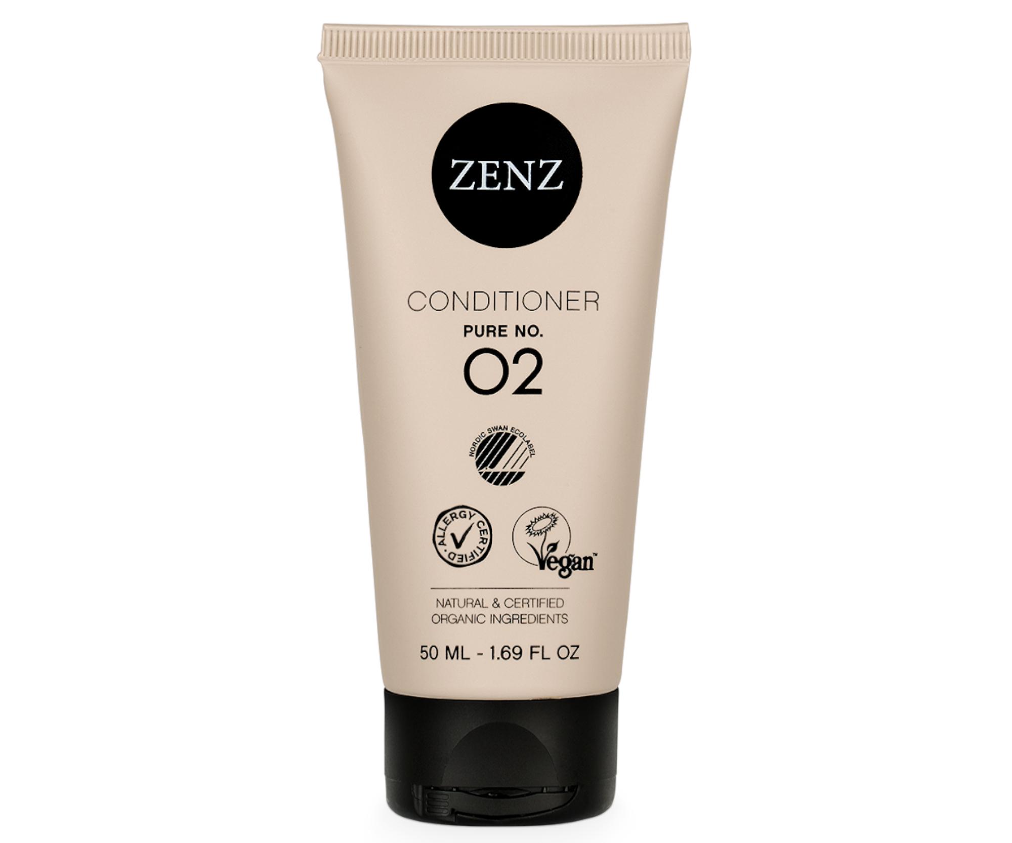 Jemný kondicionér pro všechny typy vlasů Zenz Conditioner Pure No. 02 - 50 ml + dárek zdarma