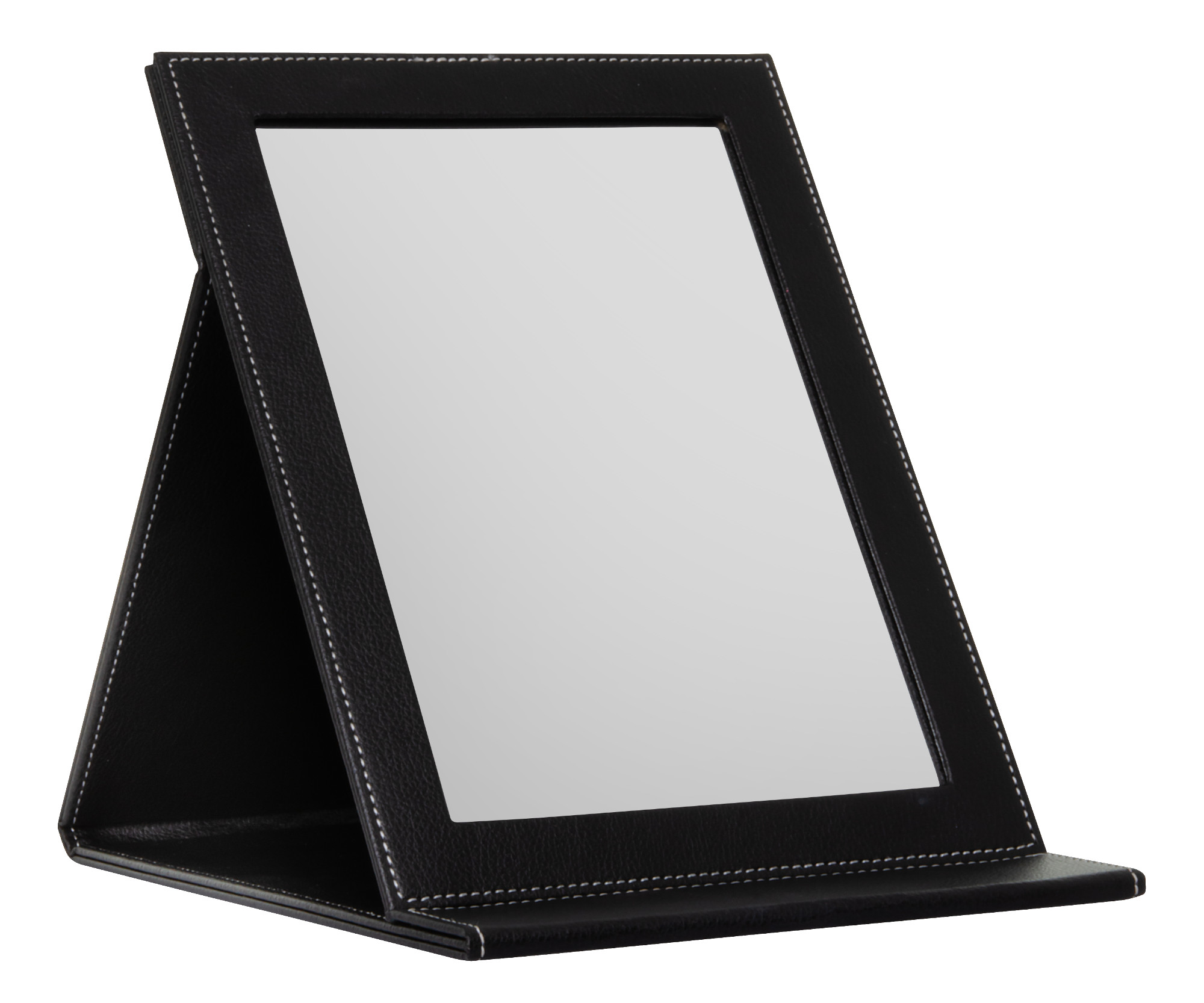 Kosmetické zrcátko se stojánkem Sibel Easel Black - 18 x 24,5 cm, černé + dárek zdarma