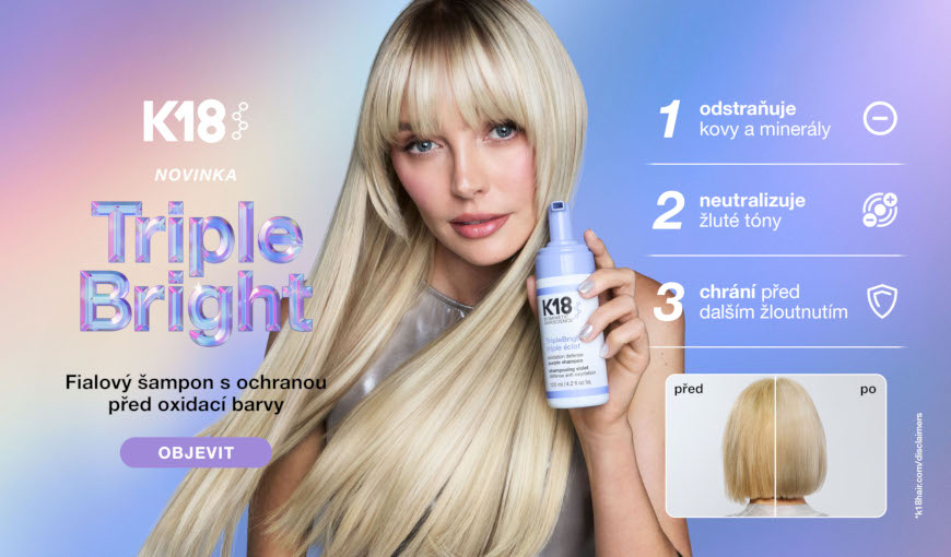K18 TripleBright Purple Shampoo