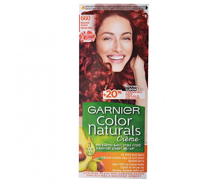 Permanentní barva Garnier Color Naturals 660 intenzivně červená