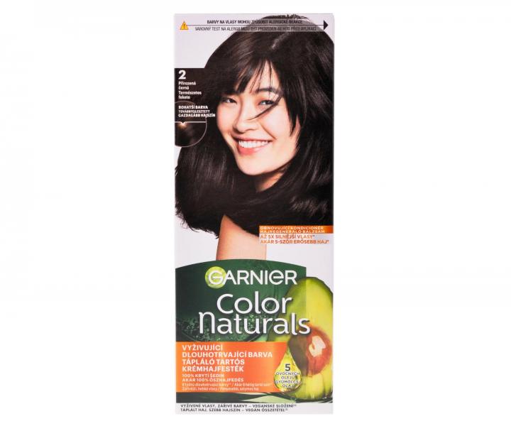 Permanentní barva Garnier Color Naturals 2.0 přirozená černá