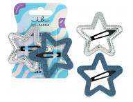 Sponky do vlasů pukačky Invisibobble Clipstar Starlight Serenade - 2 ks