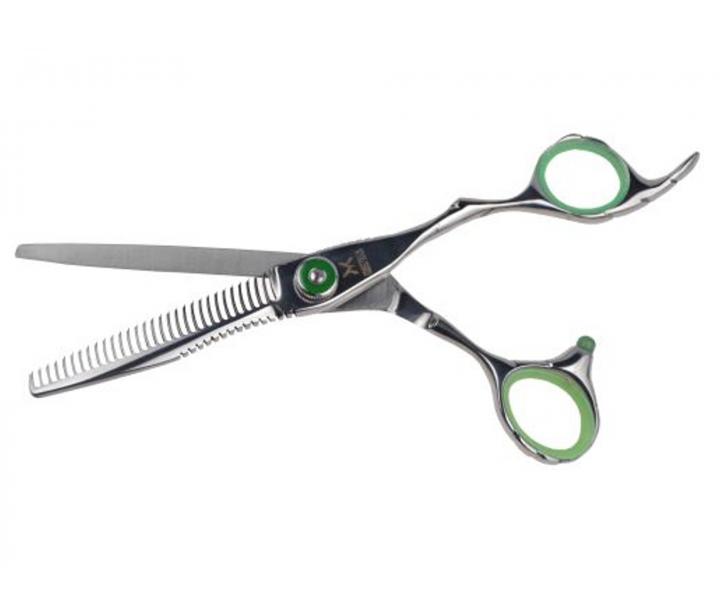 Kadeřnické efilační nůžky Matsuzaki MJ 6015 Matteck - 30 zubů, 6"