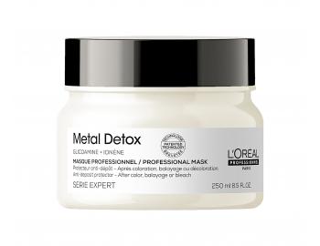 ada pro barven a pokozen vlasy LOral Professionnel Serie Expert Metal Detox - maska - 250 ml