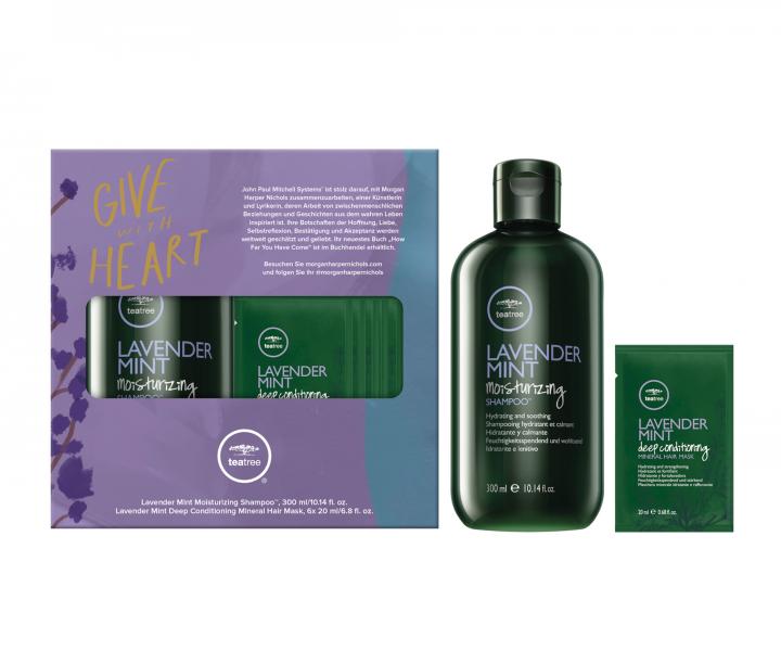 Dárková sada pro suché vlasy Paul Mitchell Lavender Mint Duo - kolekce Give with Heart
