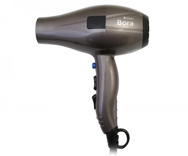 Profesionální fén na vlasy Hairway Professional Bora - 2400 W, metalický šedohnědý