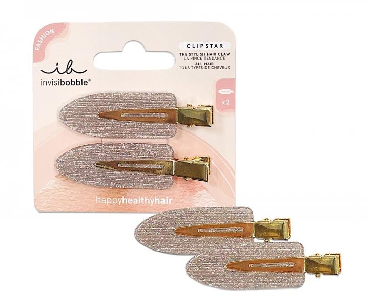 Ozdobné klipsy do vlasů Invisibobble Clipstar Glam Ease - 2 ks