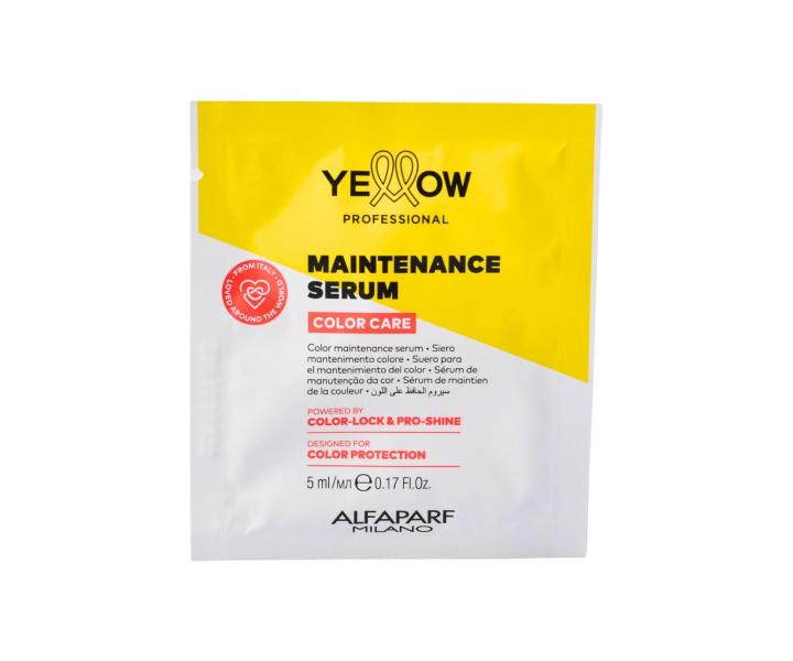 Bezoplachov� s�rum pro zachov�n� barvy barven�ch vlas� Yellow Professional Color Care Maintenance Serum - 5 ml (bonus)