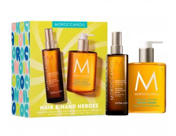 D�rkov� sada lehk� olejov� p��e ve spreji Moroccanoil Treatment Mist Light Hair & Hand Heroes + tekut� m�dlo Moroccanoil zdarma