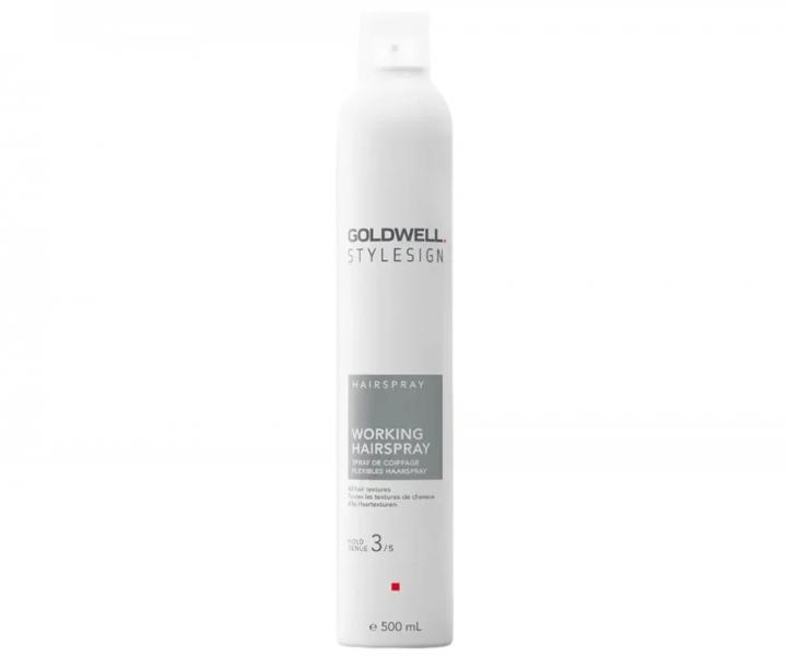 Flexibiln� lak na vlasy se st�edn� fixac� Goldwell Stylesign Working Hairspray - 500 ml
