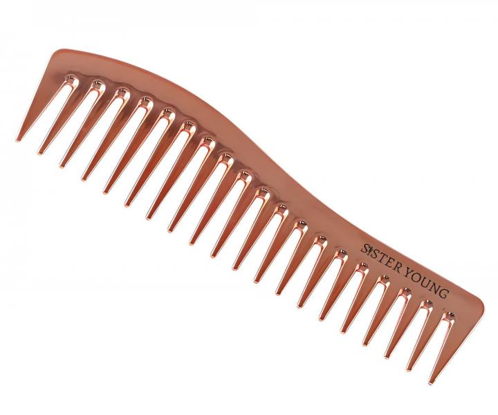H�eben na vlasy Sister Young Zuri Styling Hair Comb - 18,3 cm, r��ovozlat�