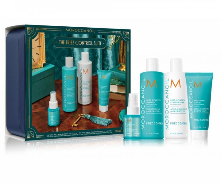 D�rkov� sada pro uhlazen� krepat�ch vlas� Moroccanoil The Frizz Control Suite