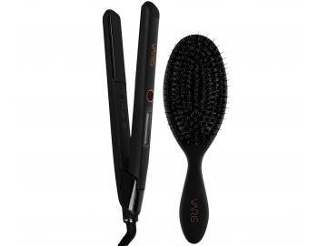 Profesion�ln� �ehli�ka na vlasy Varis Smoother + kart�� s kan��mi a nylonov�mi �t�tinami Varis Smoothing Brush zdarma