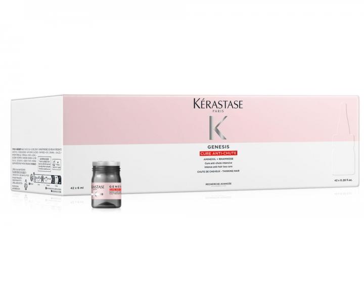 Intenzivn zpevujc kra proti padn vlas Krastase Genesis Cure Anti-Chute - 42 x 6 ml