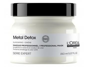 Maska pro barven� a po�kozen� vlasy Lor�al Professionnel Serie Expert Metal Detox - 150 ml