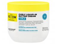 Bezoplachov� m�slov� kr�m pro vlnit�, kudrnat� a afro vlasy Yellow Professional Curls Curly Leave-In Butter Cream - 500 ml