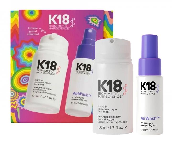 D�rkov� sada pro hydrataci a sv�est vlas� K18 Repair & Refresh Gift Set