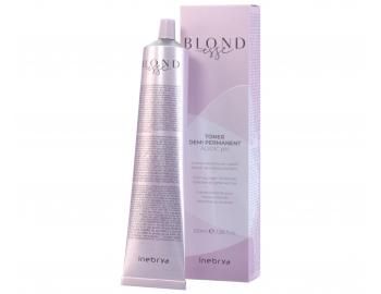 Tnovac krm na blond a odbarven vlasy Inebrya Blondesse Toner Demi Permanent 100 ml - intenzivn perleov hnd