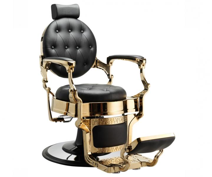 Kade�nick� barber k�eslo Hairway Romeo - zlat� - II. jakost, prom��kl� a praskl� konstrukce