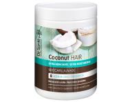 Hydratan maska pro kehk a such vlasy Dr. Sant Coconut - 1000 ml