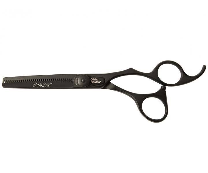 Profesionální řada kadeřnických nůžek Olivia Garden SilkCut® Matt Black Edition - matně černé