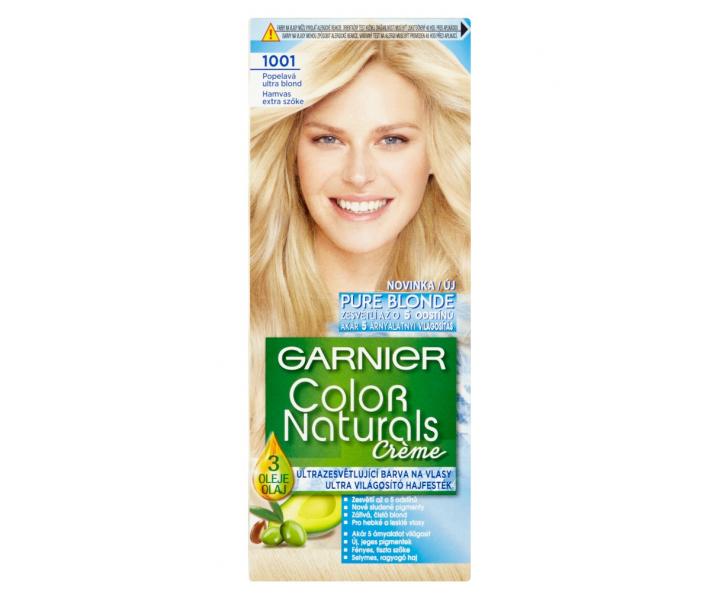 Zesvtlujc barva Garnier Color Naturals 1001 popelav ultra blond