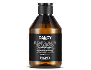 Šampon pro šetrné mytí vlasů a vousů Dandy Beard&Hair - 300 ml